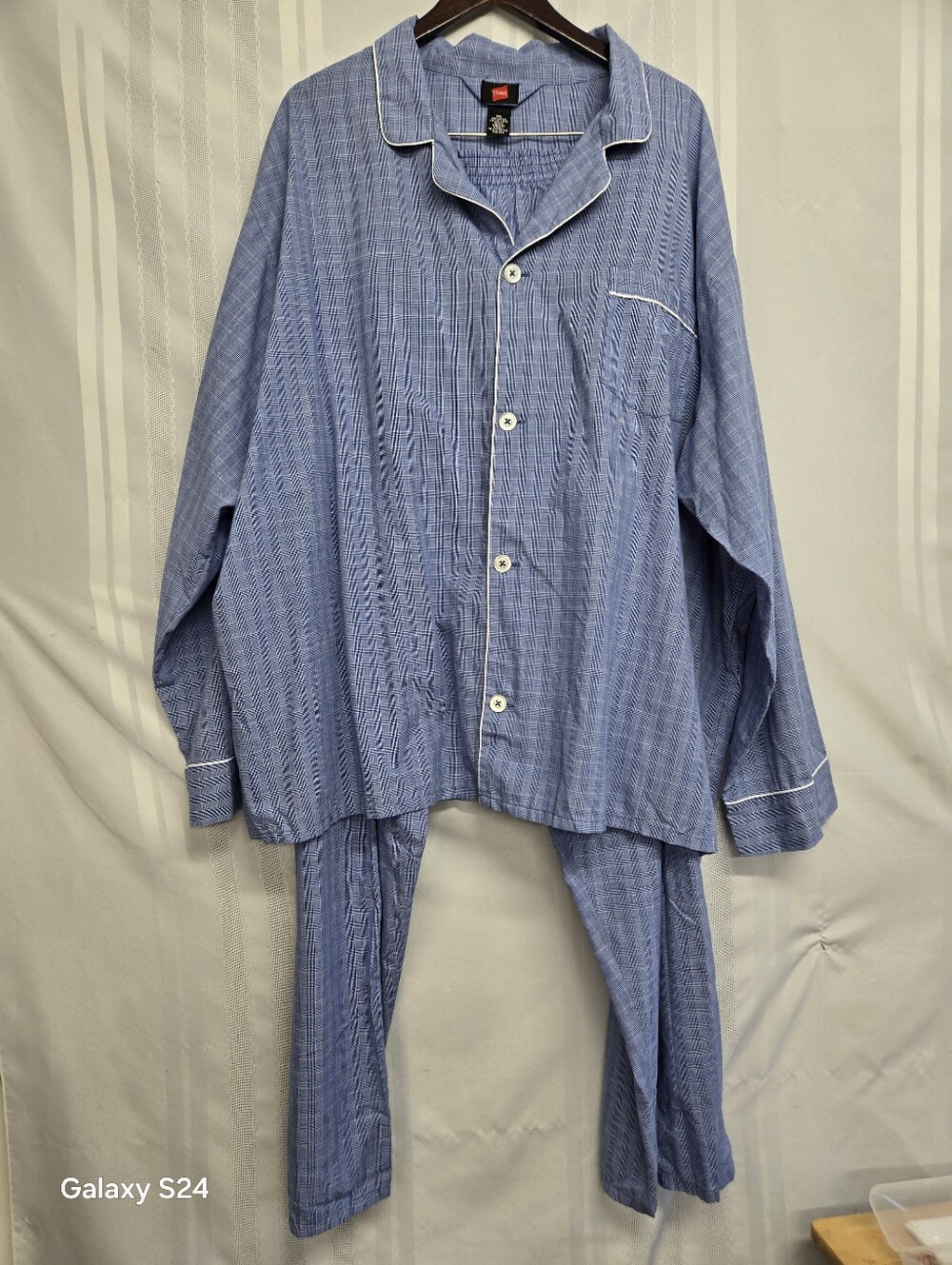 HAINES MEN'S PLUS SIZE 2PC PAJAMAS SET SIZE 3X